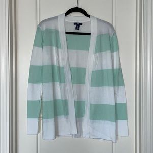 Gap striped cardigan sweater